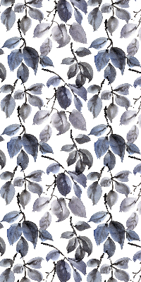 Blackout roller blind Dark leaves