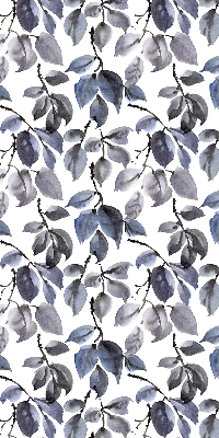 Blackout roller blind Dark leaves