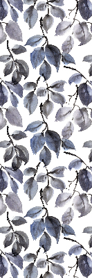 Blackout roller blind Dark leaves