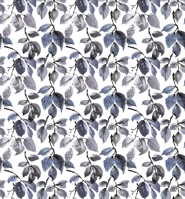 Blackout roller blind Dark leaves
