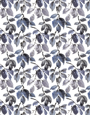 Blackout roller blind Dark leaves