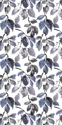 Blackout roller blind Dark leaves
