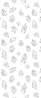 Fabric roller blind for window Geometric shapes
