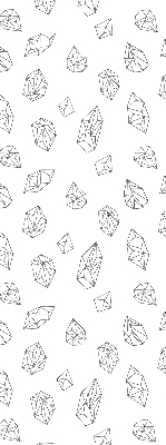 Fabric roller blind for window Geometric shapes