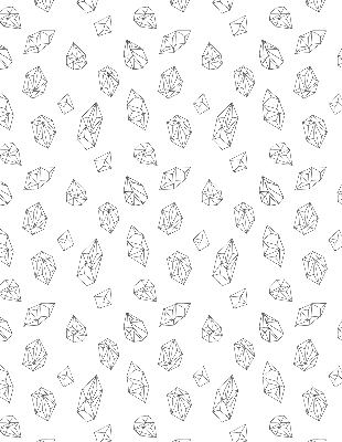 Fabric roller blind for window Geometric shapes
