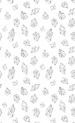 Fabric roller blind for window Geometric shapes
