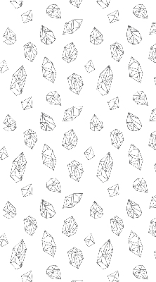 Fabric roller blind for window Geometric shapes