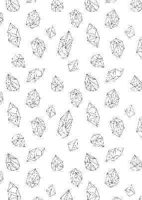 Fabric roller blind for window Geometric shapes