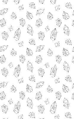 Fabric roller blind for window Geometric shapes