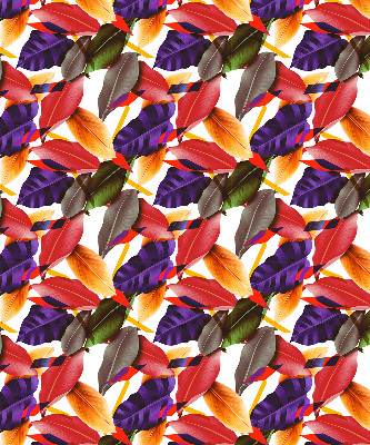 Fabric roller blind for window Colorful leaves