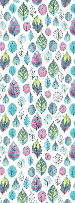 Blackout roller blind Colorful leaves