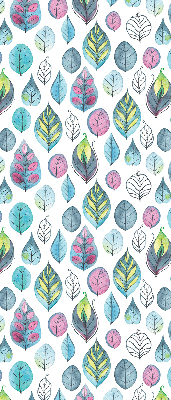 Blackout roller blind Colorful leaves