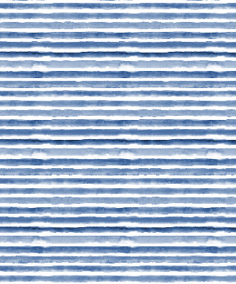 Fabric roller blind for window Painted blue stripes