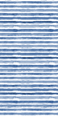 Fabric roller blind for window Painted blue stripes