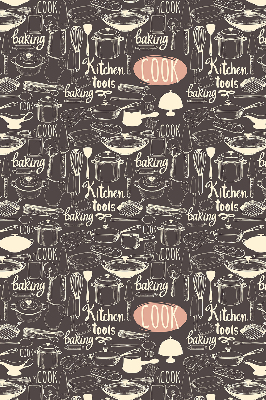 Blackout roller blind for window Culinary utensils