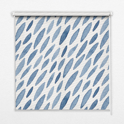 Fabric roller blind for window Painted grains