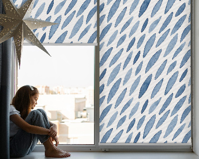 Fabric roller blind for window Painted grains