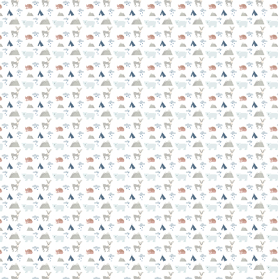 Blackout roller blind Mountains rain animals