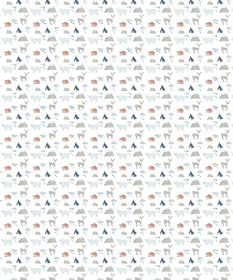 Blackout roller blind Mountains rain animals