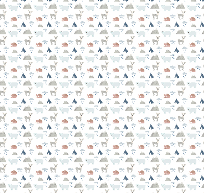 Blackout roller blind Mountains rain animals