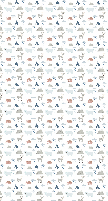 Blackout roller blind Mountains rain animals