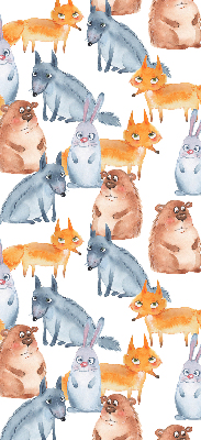 Blackout roller blind for window Animals