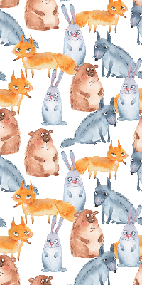 Blackout roller blind for window Animals