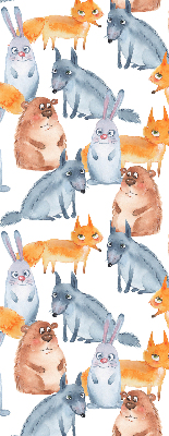 Blackout roller blind for window Animals