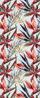 Fabric roller blind for window Exotic leaves