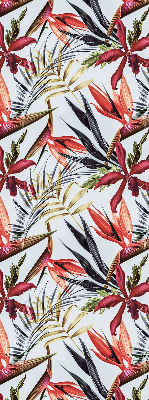 Fabric roller blind for window Exotic leaves
