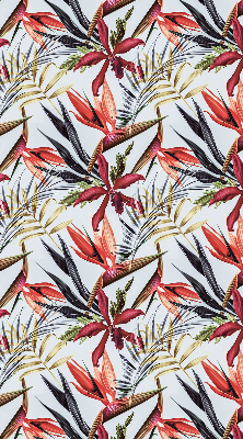Fabric roller blind for window Exotic leaves
