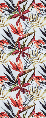 Fabric roller blind for window Exotic leaves
