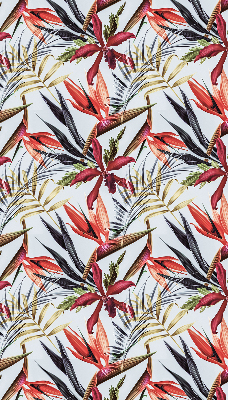 Fabric roller blind for window Exotic leaves