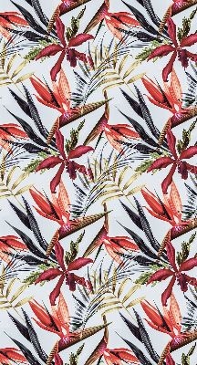 Fabric roller blind for window Exotic leaves