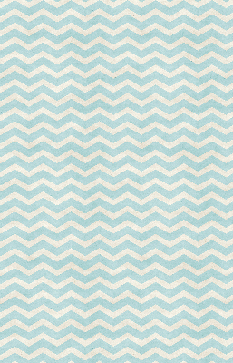 Fabric roller blind for window Blue zigzags