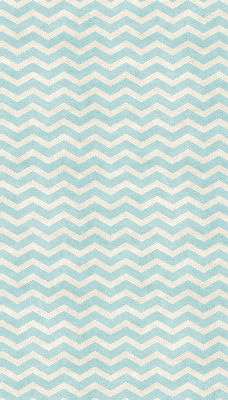 Fabric roller blind for window Blue zigzags