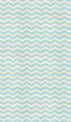 Fabric roller blind for window Blue zigzags