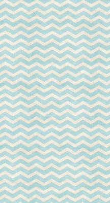 Fabric roller blind for window Blue zigzags