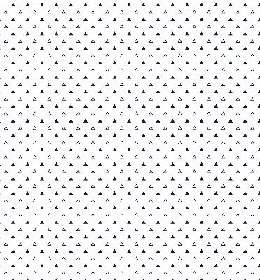Blackout roller blind Triangles