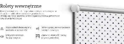 Blackout roller blind Triangles