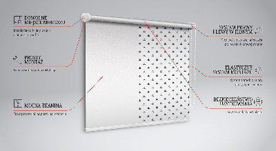 Blackout roller blind Triangles