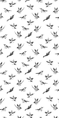Blackout roller blind for window Birds