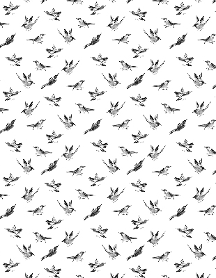 Blackout roller blind for window Birds