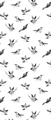 Blackout roller blind for window Birds
