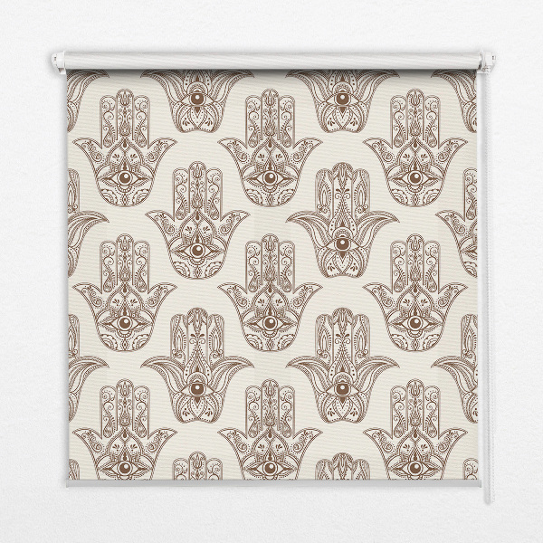 Fabric roller blind for window Pattern