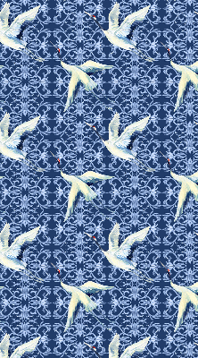 Blackout roller blind for window Herons