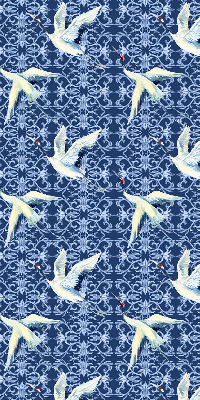 Blackout roller blind for window Herons