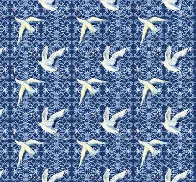 Blackout roller blind for window Herons