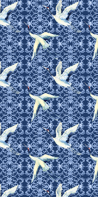 Blackout roller blind for window Herons
