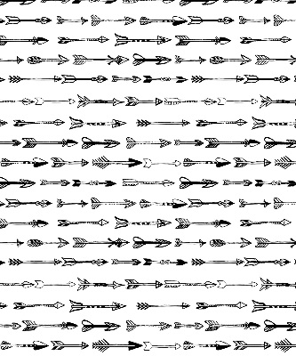 Blackout roller blind Sketch of arrows